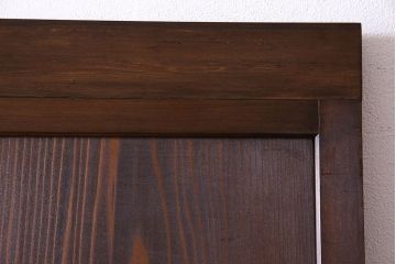 和製アンティーク　木製　背の高いシンプルな引き戸(建具)