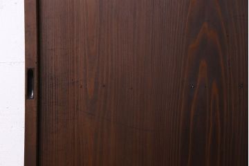 和製アンティーク　木製　背の高いシンプルな引き戸(建具)