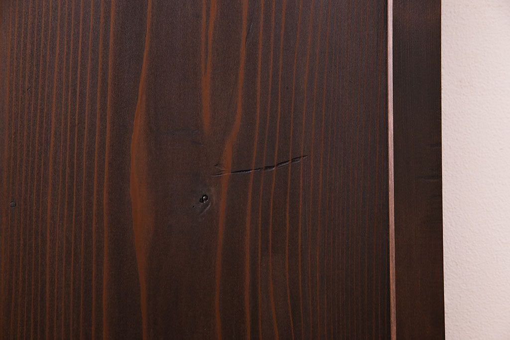 和製アンティーク　木製　背の高いシンプルな引き戸(建具)