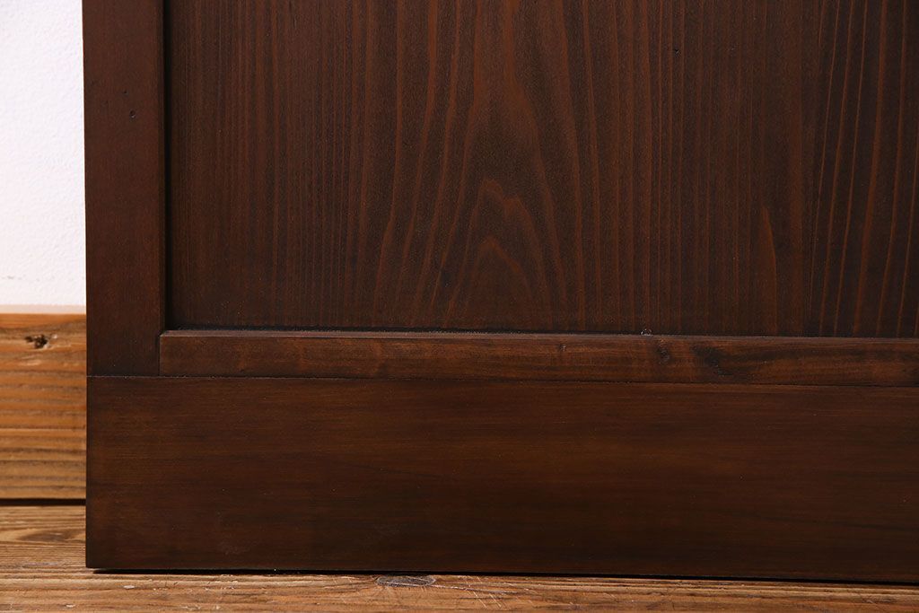 和製アンティーク　木製　背の高いシンプルな引き戸(建具)