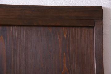 和製アンティーク　木製　背の高いシンプルな引き戸(建具)