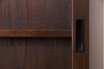 和製アンティーク　木製　背の高いシンプルな引き戸(建具)