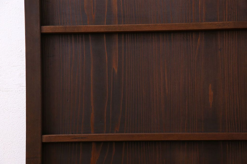 和製アンティーク　木製　背の高いシンプルな引き戸(建具)