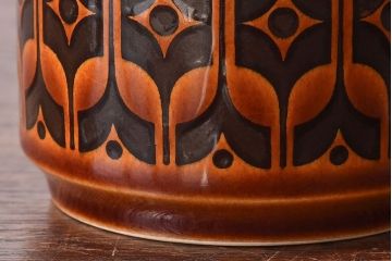 アンティーク雑貨　イギリスビンテージ　HORNSEA(ホーンジー)HEIRLOOM(エアルーム)シリーズ　カップ&ソーサー2客セット(洋食器)(1)