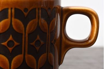 アンティーク雑貨　イギリスビンテージ　HORNSEA(ホーンジー)HEIRLOOM(エアルーム)シリーズ　カップ&ソーサー2客セット(洋食器)(2)