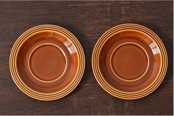 アンティーク雑貨　イギリスビンテージ　HORNSEA(ホーンジー)HEIRLOOM(エアルーム)シリーズ　カップ&ソーサー2客セット(洋食器)(2)