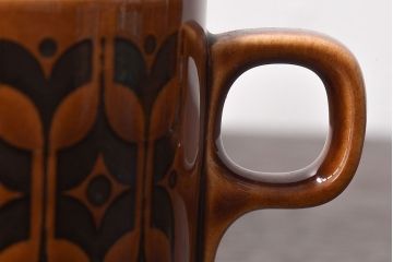 アンティーク雑貨　イギリスビンテージ　HORNSEA(ホーンジー)HEIRLOOM(エアルーム)シリーズ　カップ&ソーサー3客セット(洋食器)