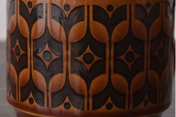 アンティーク雑貨　イギリスビンテージ　HORNSEA(ホーンジー)HEIRLOOM(エアルーム)シリーズ　カップ&ソーサー3客セット(洋食器)