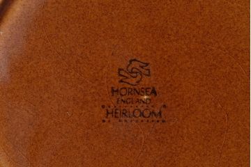 アンティーク雑貨　イギリスビンテージ　HORNSEA(ホーンジー)HEIRLOOM(エアルーム)シリーズ　カップ&ソーサー3客セット(洋食器)