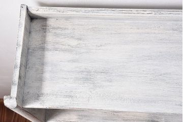 ペイント家具　シャビーな風合いが魅力的な本棚(飾り棚、陳列棚)