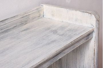 ペイント家具　シャビーな風合いが魅力的な本棚(飾り棚、陳列棚)