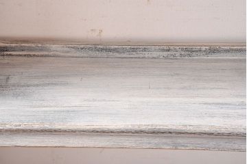 ペイント家具　シャビーな風合いが魅力的な本棚(飾り棚、陳列棚)