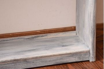 ペイント家具　シャビーな風合いが魅力的な本棚(飾り棚、陳列棚)