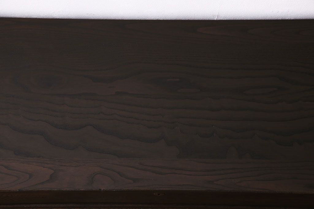 アンティーク家具　和製アンティーク　前面ケヤキ材　古い木の質感のタンスローチェスト(引き出し、テレビ台)