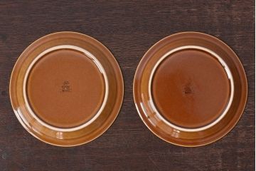 アンティーク雑貨　イギリスビンテージ　HORNSEA(ホーンジー)　BRONTE(ブロンテ)シリーズ　カップ&ソーサー&プレート2客セット(洋食器)(1)