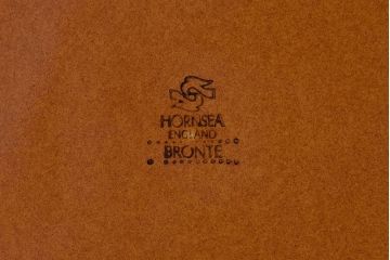 アンティーク雑貨　イギリスビンテージ　HORNSEA(ホーンジー)　BRONTE(ブロンテ)シリーズ　カップ&ソーサー&プレート2客セット(洋食器)(1)