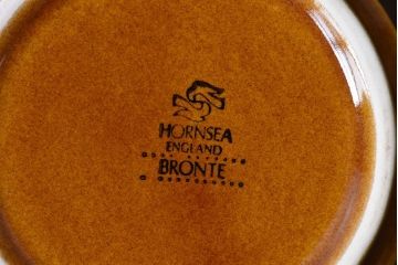 イギリスビンテージ　HORNSEA(ホーンジー)　BRONTE(ブロンテ)シリーズ　カップ&ソーサー&プレート2客セット(洋食器)(3)