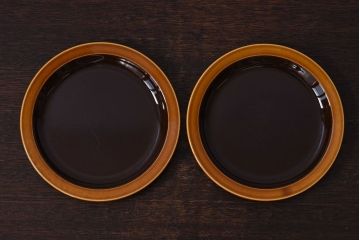 イギリスビンテージ　HORNSEA(ホーンジー)　BRONTE(ブロンテ)シリーズ　カップ&ソーサー&プレート2客セット(洋食器)(3)