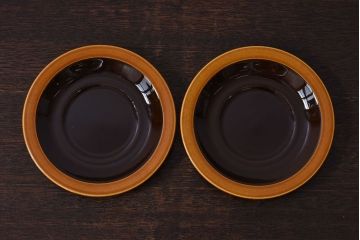 イギリスビンテージ　HORNSEA(ホーンジー)　BRONTE(ブロンテ)シリーズ　カップ&ソーサー&プレート2客セット(洋食器)(3)