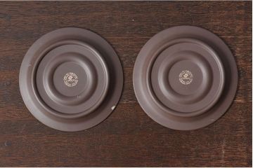 アンティーク雑貨　イギリスビンテージ　HORNSEA(ホーンジー)　Cornrose(コーンローズ)シリーズ　カップ&ソーサー2客セット(1)