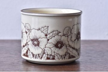 アンティーク雑貨　イギリスビンテージ　HORNSEA(ホーンジー)　Cornrose(コーンローズ)シリーズ　カップ&ソーサー2客セット(3)