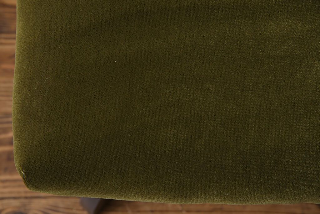 アンティーク家具　古いナラ材が使われた和モダンなアンティーク回転椅子(イス、ワークチェア)