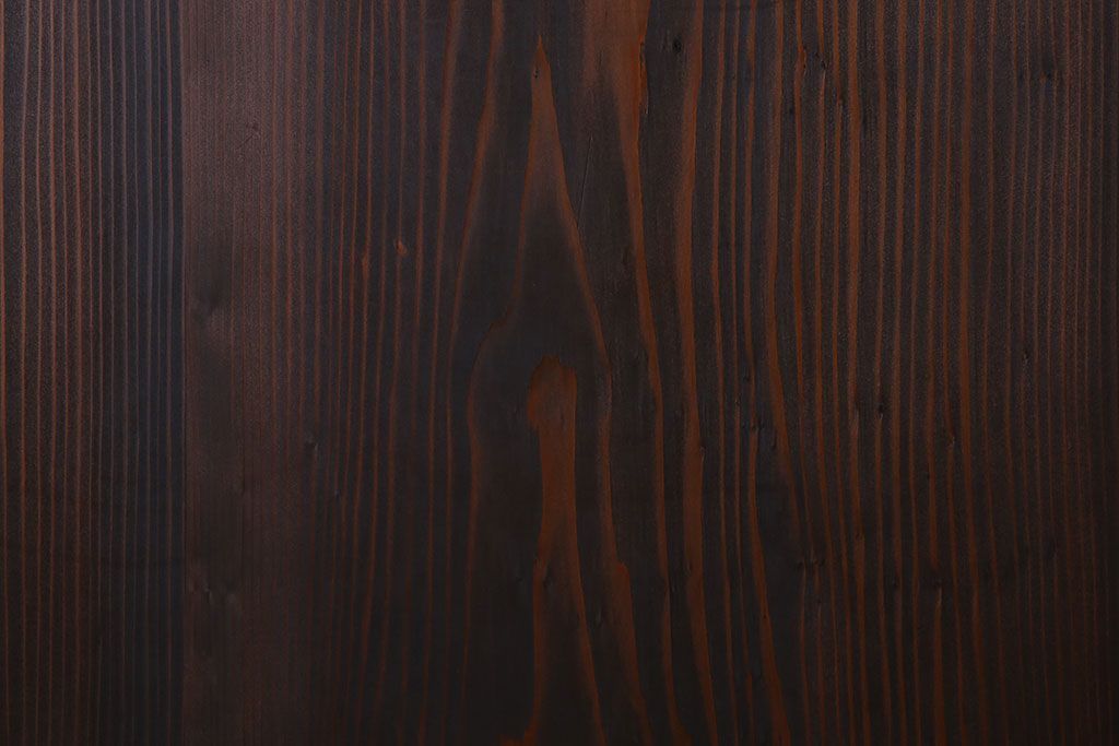 和製アンティーク　障子付き　どっしりとした存在感と繊細な雰囲気漂う格子帯戸(板戸、障子戸、引き戸、建具)4枚セット