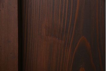 和製アンティーク　障子付き　どっしりとした存在感と繊細な雰囲気漂う格子帯戸(板戸、障子戸、引き戸、建具)4枚セット