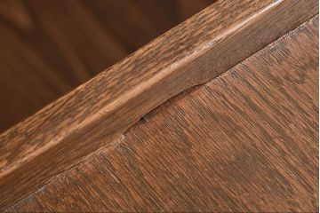 中古美品　永田良介商店　木の質感が味わい深い盆付きチャイルドチェア(子供用椅子)