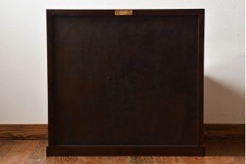 中古　松本民芸家具　和モダンなライティングビューロー(デスク、書斎机、在宅ワーク、在宅用簿記机)(定価21万)