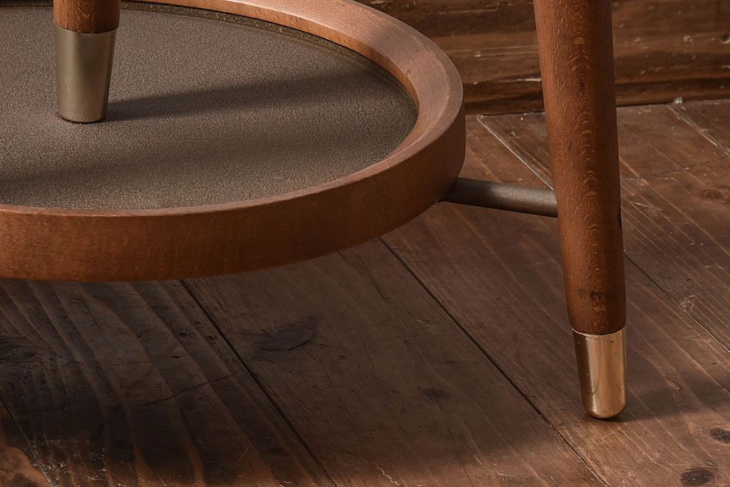 アンティーク雑貨　【W様ご成約済み・ご決済用】ビンテージ　秋田木工　木製　品のある傘立て付きポールハンガー(帽子掛け)