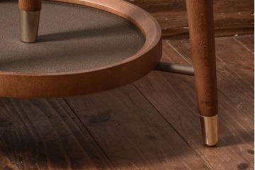 アンティーク雑貨　【W様ご成約済み・ご決済用】ビンテージ　秋田木工　木製　品のある傘立て付きポールハンガー(帽子掛け)