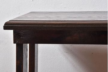 アンティーク家具　和製アンティーク　上品な雰囲気漂うナラ材のピアノスツール(イス、椅子)