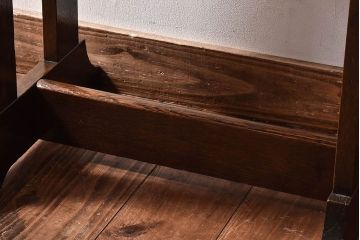 アンティーク家具　和製アンティーク　上品な雰囲気漂うナラ材のピアノスツール(イス、椅子)