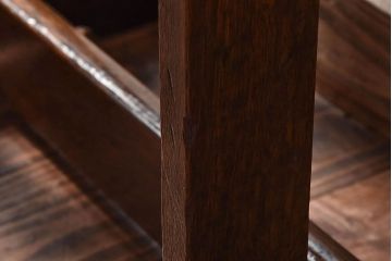 アンティーク家具　和製アンティーク　上品な雰囲気漂うナラ材のピアノスツール(イス、椅子)