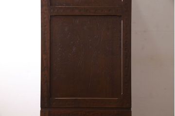中古　伝統工芸軽井沢彫り　上質なワードローブ(収納棚、洋服タンス)