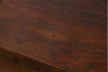 ヴィンテージ家具　デンマーク　1960年製　ローズウッドの風合いが魅力的なシックなビンテージデスク(ワークデスク、在宅ワーク、在宅用、片袖机)