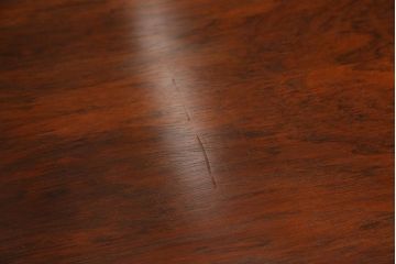 ヴィンテージ家具　デンマーク　1960年製　ローズウッドの風合いが魅力的なシックなビンテージデスク(ワークデスク、在宅ワーク、在宅用、片袖机)