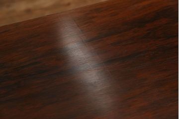 ヴィンテージ家具　デンマーク　1960年製　ローズウッドの風合いが魅力的なシックなビンテージデスク(ワークデスク、在宅ワーク、在宅用、片袖机)