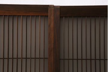 和製アンティーク　木味が魅力的な書院引き戸(窓、建具)4枚セット