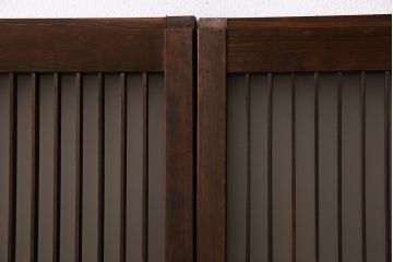 和製アンティーク　木味が魅力的な書院引き戸(窓、建具)4枚セット