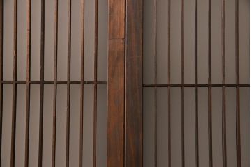 和製アンティーク　木味が魅力的な書院引き戸(窓、建具)4枚セット