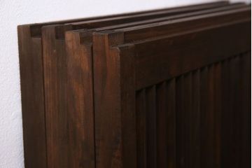 和製アンティーク　木味が魅力的な書院引き戸(窓、建具)4枚セット