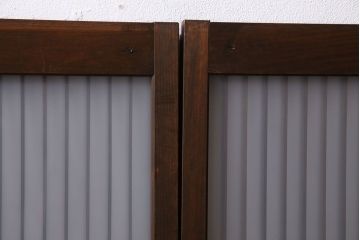 和製アンティーク　木味が魅力的な書院引き戸(窓、建具)4枚セット