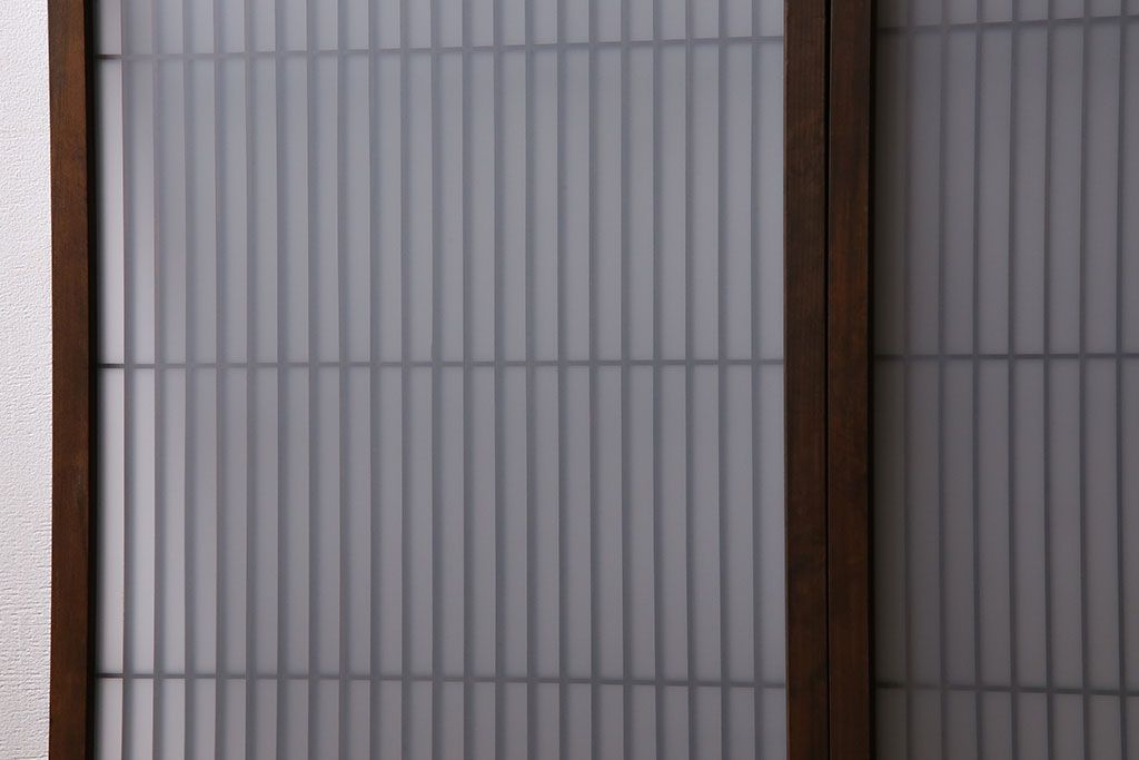 和製アンティーク　木味が魅力的な書院引き戸(窓、建具)4枚セット