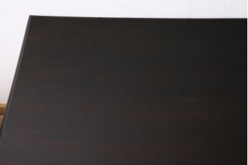 中古　北海道民芸家具　421 樺材　重厚なデスク(片袖机、在宅ワーク、在宅用学習机)(1)