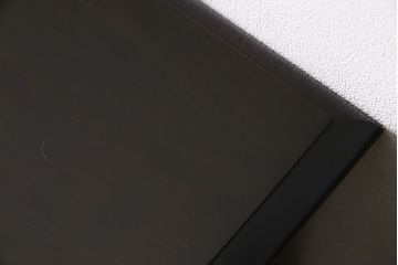 中古　北海道民芸家具　421 樺材　重厚なデスク(片袖机、在宅ワーク、在宅用学習机)(1)