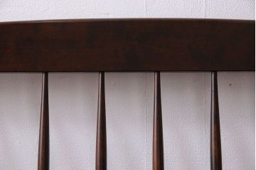 中古　北海道民芸家具　絶版品　上品なデザインの収納付きベンチ(イス、収納箱)