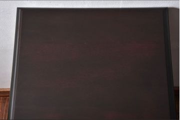 中古　北海道民芸家具　深みのある色合いでシックな雰囲気漂う脇机(サイドデスク)