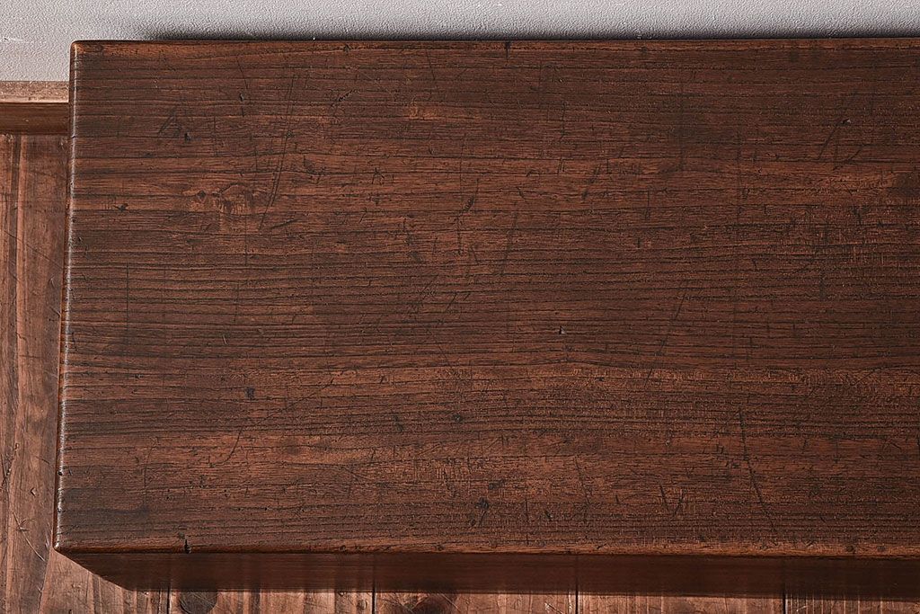 アンティーク雑貨　和製アンティーク　桐材　木の風合いが味わい深い収納箱(木箱、小物収納)